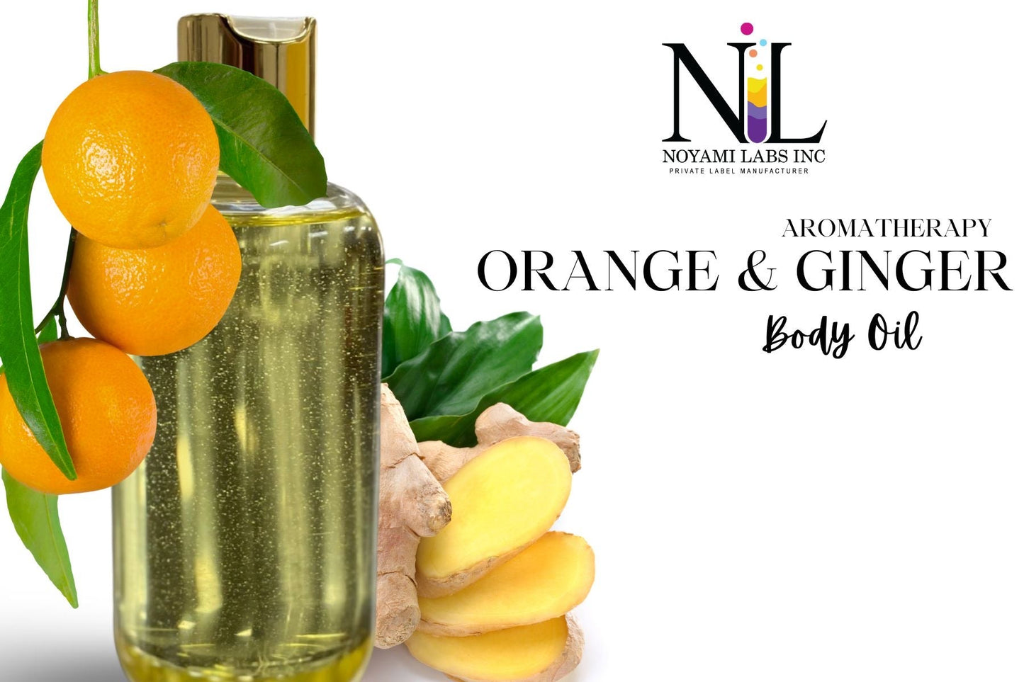 (Aromatherapy) Orange and Ginger Body Oil