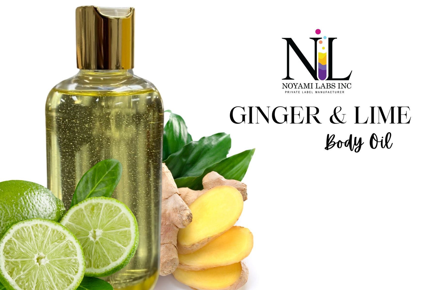 (Aromatherapy) Ginger and Lime Body Oil